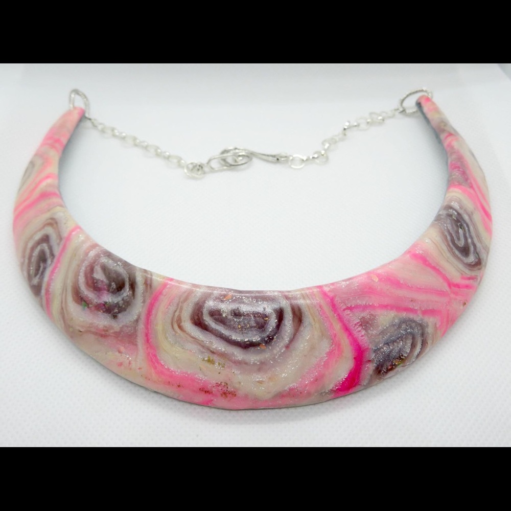 Statement Necklace and Earrings Collar Jewelry Set